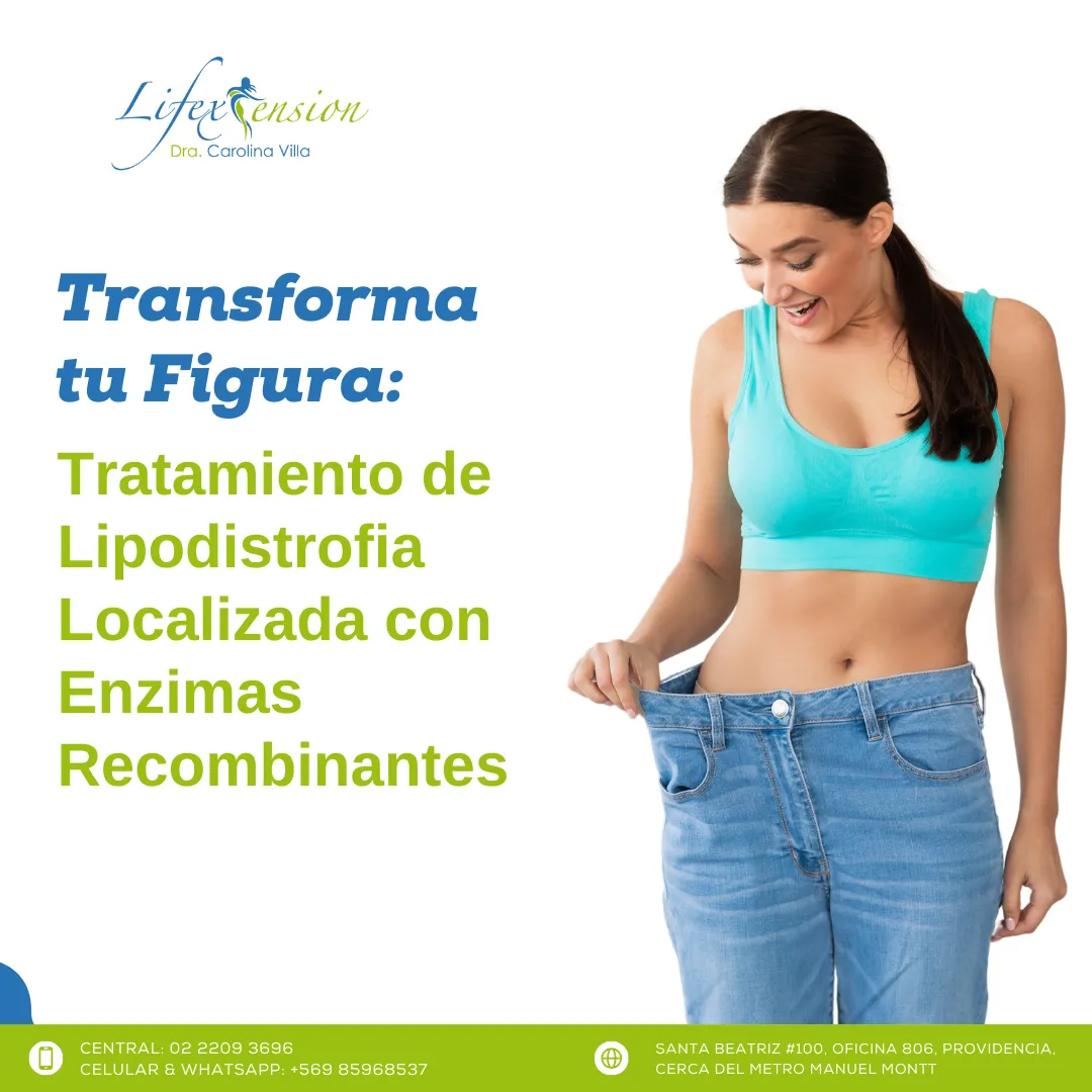 Tratamiento de Lipodistrofia localizada con enzimas recombinantes